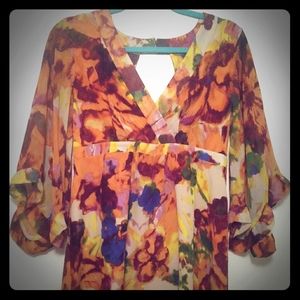 Anthropologie kimono sleeve dress - maeve